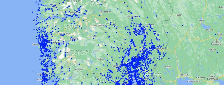 flåttkart og flåttens utbredelse